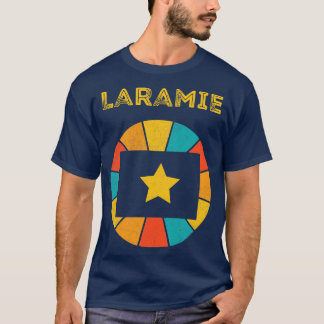 T-shirt Laramie Wyoming Vintage Souvenir détendu 1