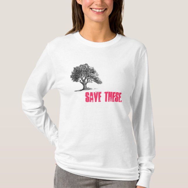 T-shirt l'arbre 2, sauvent ceux-ci (Devant)