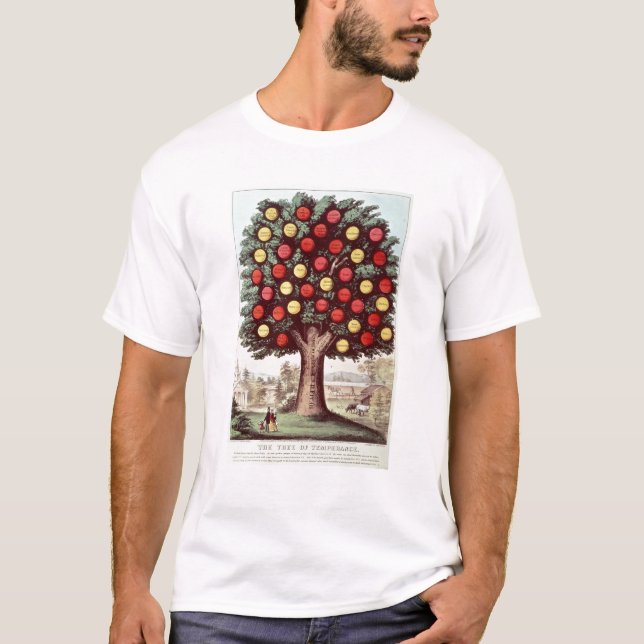 T-shirt L'arbre de la modération, 1872 (Devant)