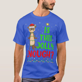 T-shirt L'Arbre De Noël Drôle Est Ce Jolly Assez Ferret Ch