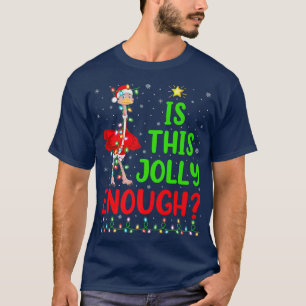 T-shirt L'Arbre De Noël Éclairage Est Ce Jolly Assez D'Ost