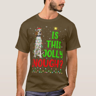 T-shirt L'Arbre De Noël Est Ce Jolly Assez Anglais Pointer