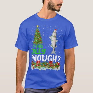 T-shirt L'Arbre De Noël Est Ce Poisson Assez Jolly De Pois