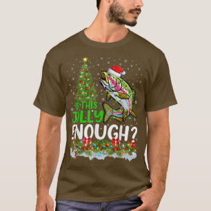 T-shirt L'Arbre De Noël Est Ce Poisson De Truite Arc-En-Ci