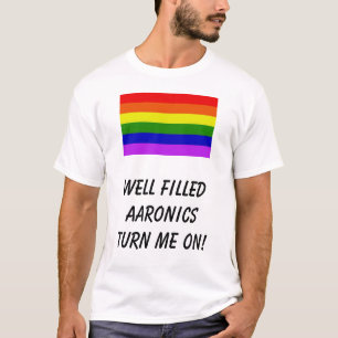 T-shirt l'arc-en-ciel, filledAaronics bon m'allument !