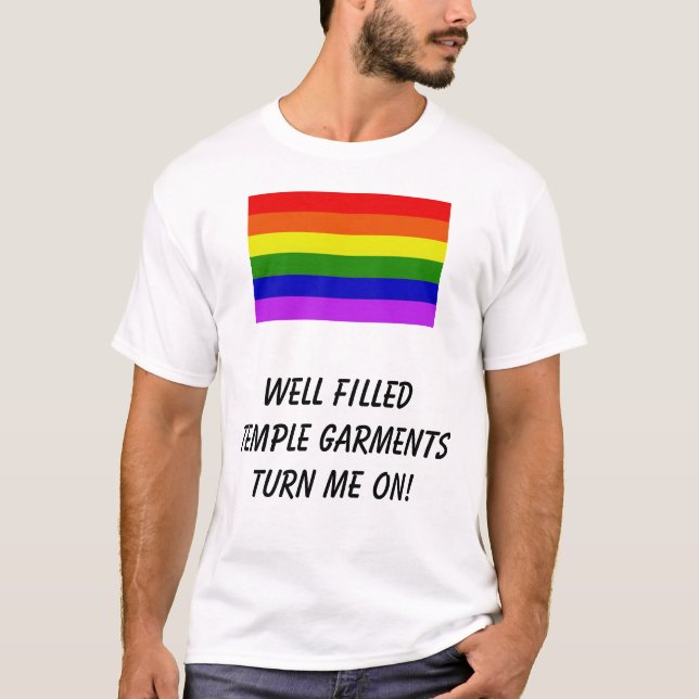 T-shirt l'arc-en-ciel, les vêtements bien remplis de (Devant)