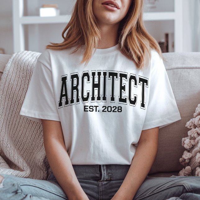T-shirt L'architecte Shirt cadeau personnalisé pour l'arch (architect t-shirt, architect sweatshirt, architecture t-shirt, future architect shirt for women,)