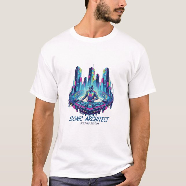 T-shirt L'Architecte Sonore : Construire le Rythme (Devant)