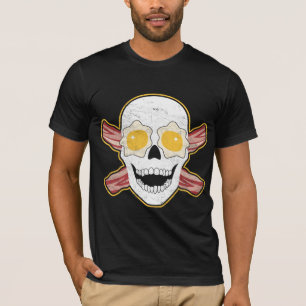 T-shirt Lard et crâne d'oeufs