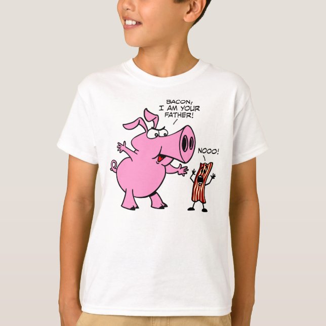 T-shirt Lard, je suis votre père (Devant)
