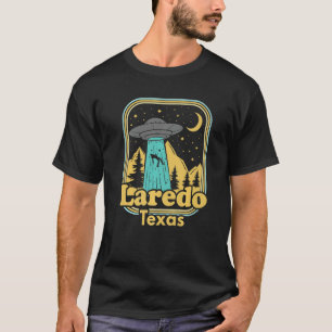 T-shirt Laredo Texas Ufo Alien 80s Retro State Pride