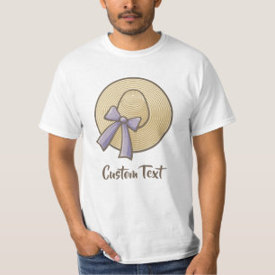 T-shirt Large Casquette beige clair