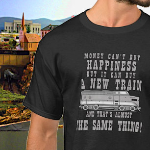T-shirt L'argent ne peut pas acheter le bonheur moteur de 