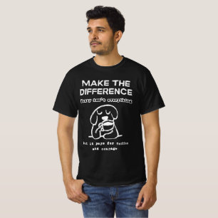 T-shirt L'argent pour le café et le courage
