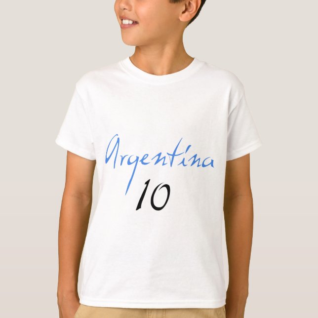 T-shirt L'Argentine 10 ! (Devant)