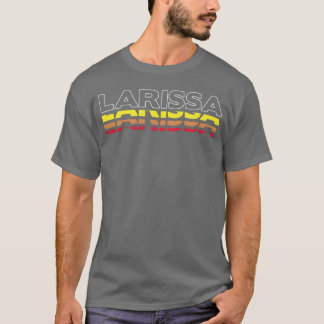 T-shirt Larissa prénom drôle vintage coucher de soleil Lar