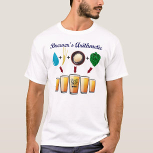T-shirt L'arithmétique de brasseur T de TriBEERatops
