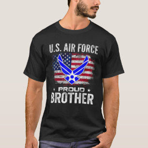 T-shirt L'Armée De L'Air Américaine Fier Frère Avec Le Dra