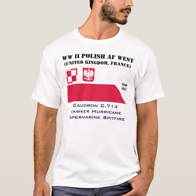 T-shirt L'Armée de l'Air polonaise occidentale (Devant)