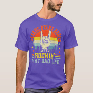 T-shirt Larmes Bières Bébés Rockin casquette Papa Vie Fête