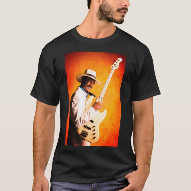 T-shirt Larry Graham, grand-père de Slap Bass Deluxe (Devant)