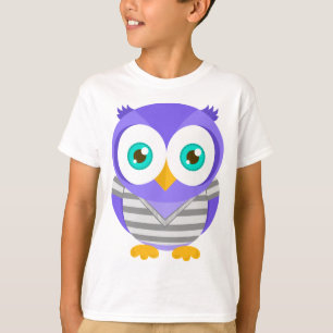 T-shirt Larry le hibou pourpre (original)