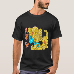 T-shirt L'art de Goldy et ses jolies sirènes poissons