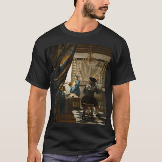 T-shirt L'art de la peinture 1668 Johannes Vermeer