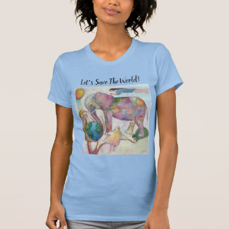 T-shirt L'art des animaux Whimsical