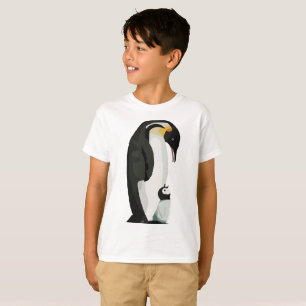 T-shirt L'art du lien entre le parent manchot et son pouss