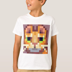 T-shirt L'art du pixel cat