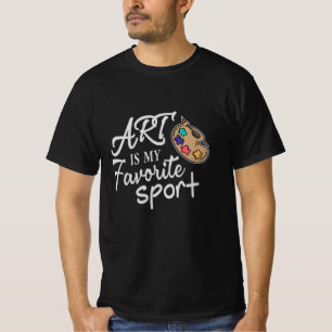 T-shirt L'art est mon sport préféré