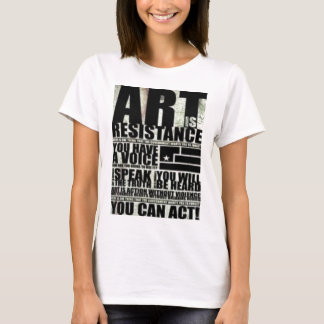 T-shirt L'art est une résistance