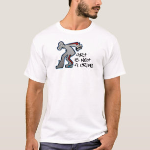 T-shirt L'art n'est pas un crime