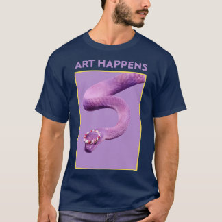 T-shirt L'art se produit Le serpent d'art