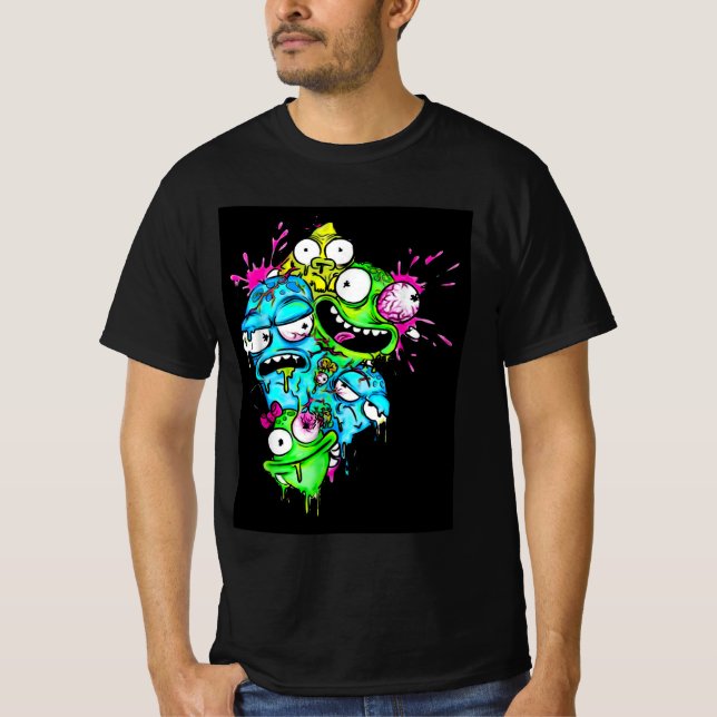 T-shirt L'art solaire opposé (Devant)