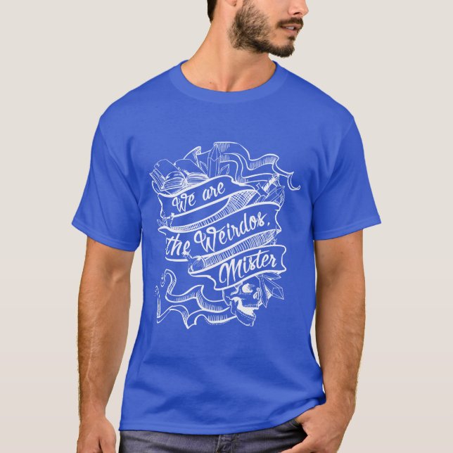 T-shirt L'artisanat que nous sommes Weirdos Mister rétro (Devant)