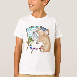 T-shirt L'artiste Pika Peint Yosemite Illustration
