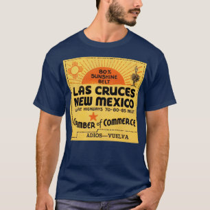 T-shirt Las Cruces Nouveau-Mexique Vintage Souvenir touris