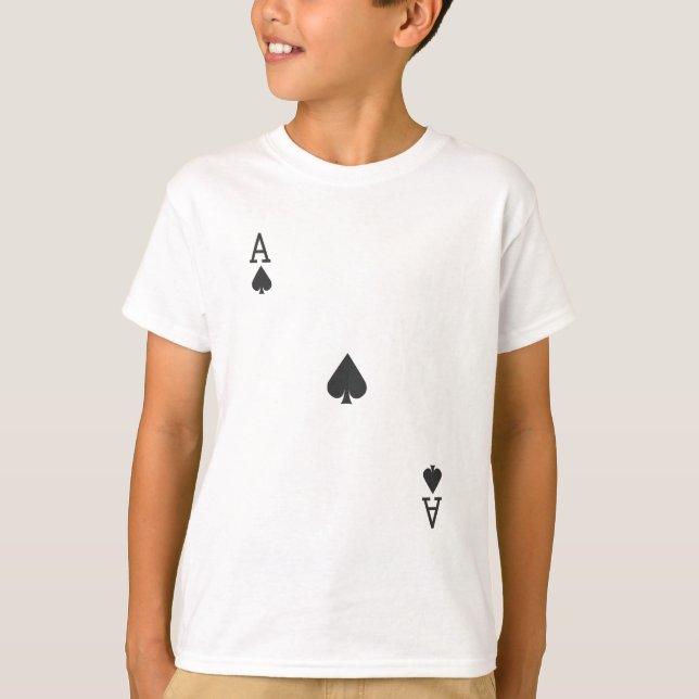 T-shirt L'as de la pique (Devant)