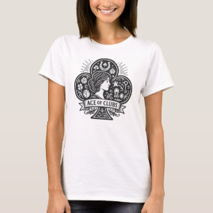 T-shirt L'As des Clubs — Lady Luck Cameo