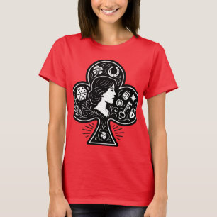 T-shirt L'As des Clubs — Lady Luck Cameo