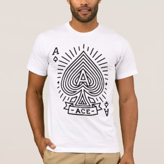 T-shirt L'as des pique — Emblème d'éclatement de soleil de