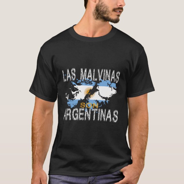 T-shirt Las Malvinas Son Argentinas Islas Malvinas (Devant)