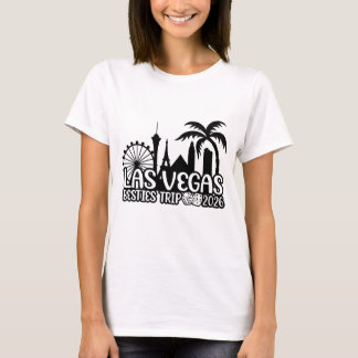 T-shirt Las Vegas 2024 avec dés et paysage urbain