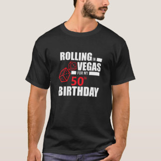 T-shirt Las Vegas 50e anniversaire de fête Gift Gambler Ro