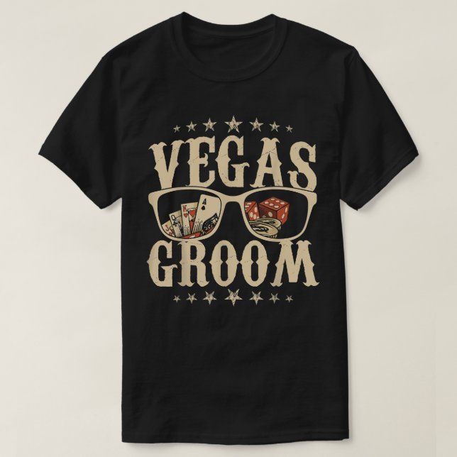 T-shirt Las Vegas Bachelor Party Las Vegas Groom Las Vegas (Design devant)
