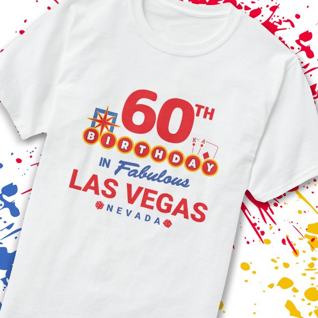 T-shirt Las Vegas Birthday Party (Créateur téléchargé)