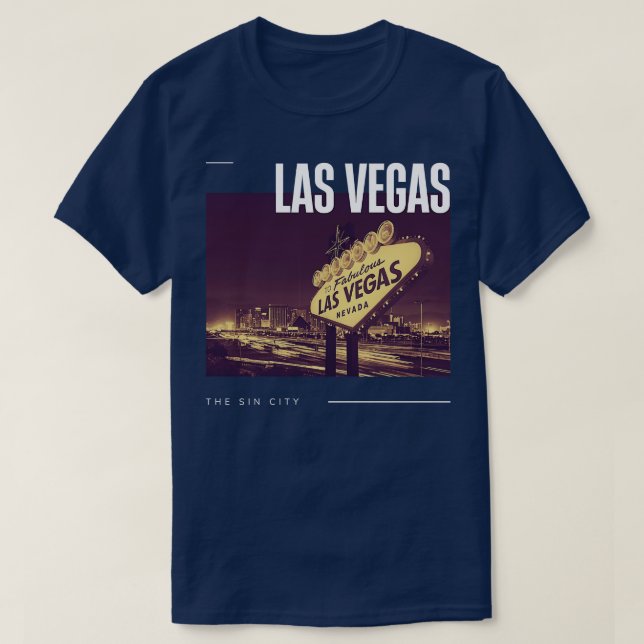 T-shirt Las Vegas City 2 (Design devant)