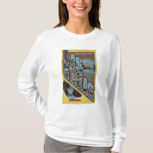 T-shirt Las Vegas, Nevada - grandes scènes de lettre